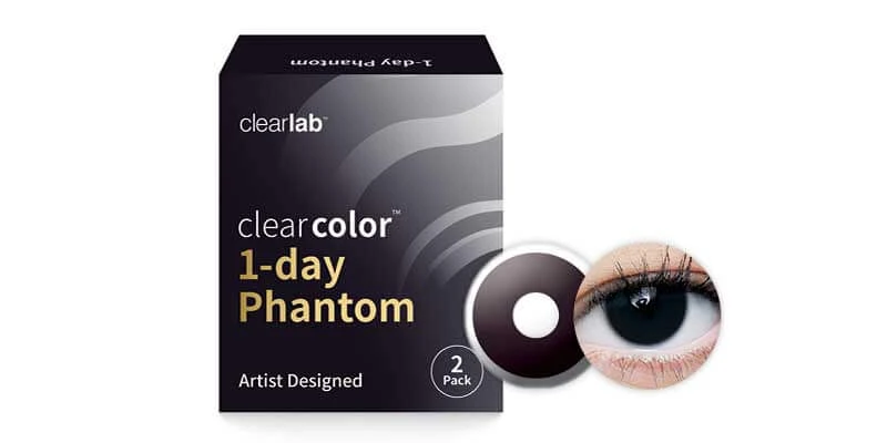 Clearcolor 1-Day Phantom Black Out 3 Clearcolor 1-Day Phantom Black Out