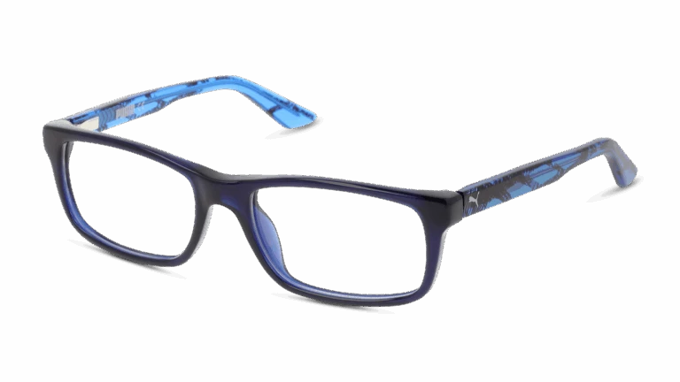 Voorkant -Vogue Verkoop original png 8056376031478 angle 03 puma pj0009o eyewear blue light blue transparen 768x432 1
